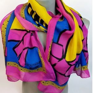 Boutique Moschino silk scarf